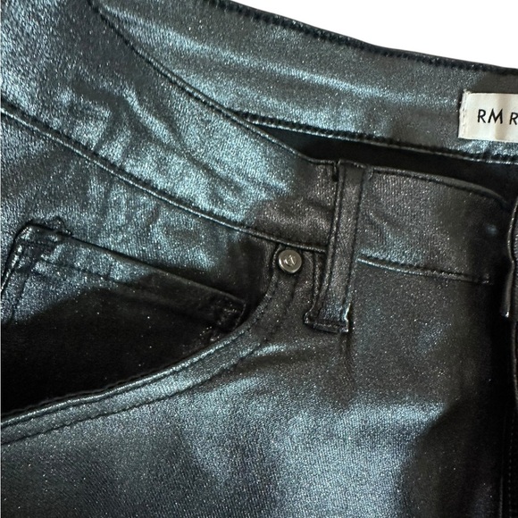 RM Rebecca Minkoff Black Shimmer Pants Size 12P - Picture 15 of 16